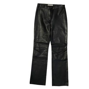 VTG 90s Gonzalo Cornella black leather pants (size 36)